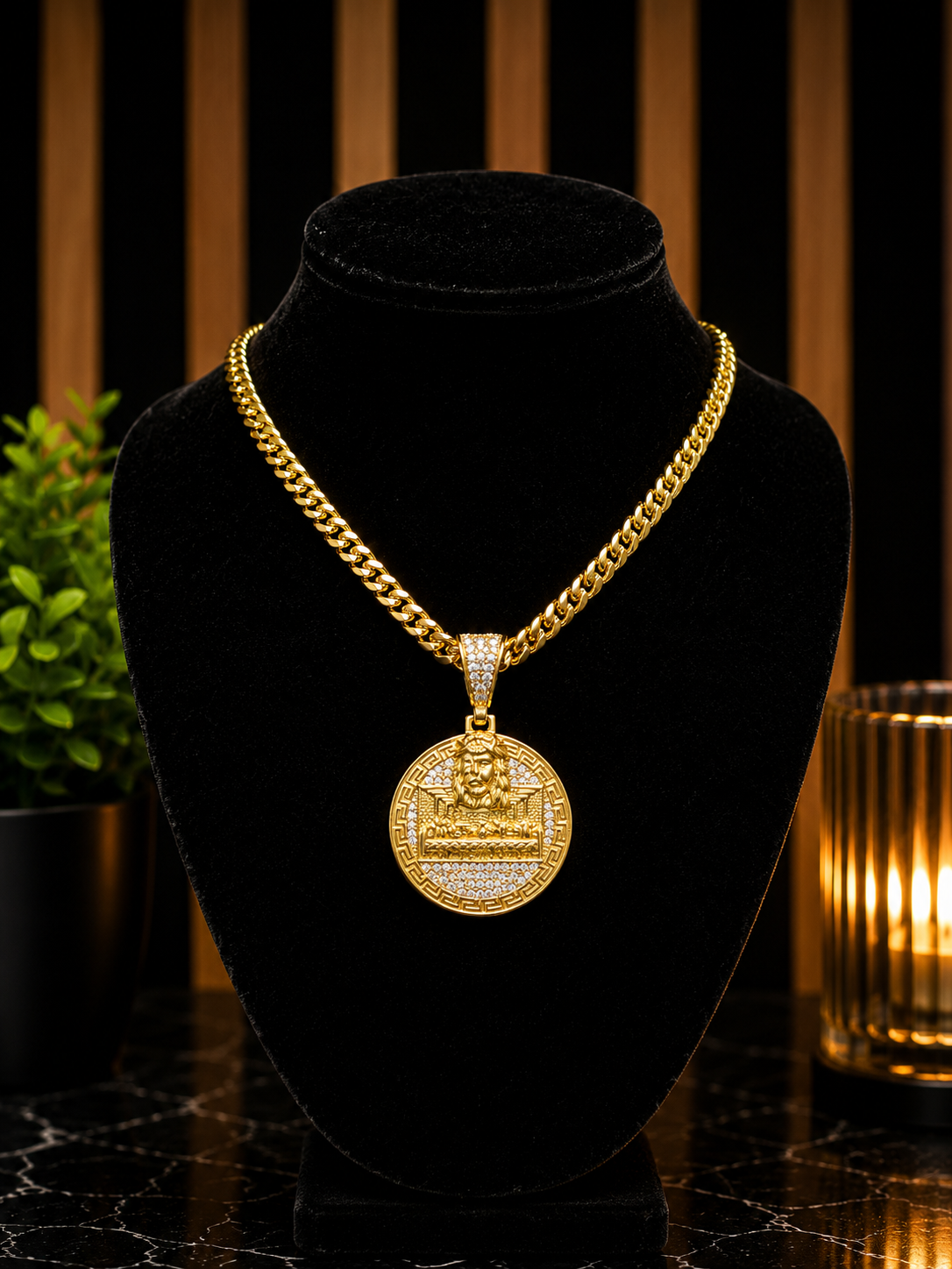 CHARM " La Ultima Cena with Head JESUS"